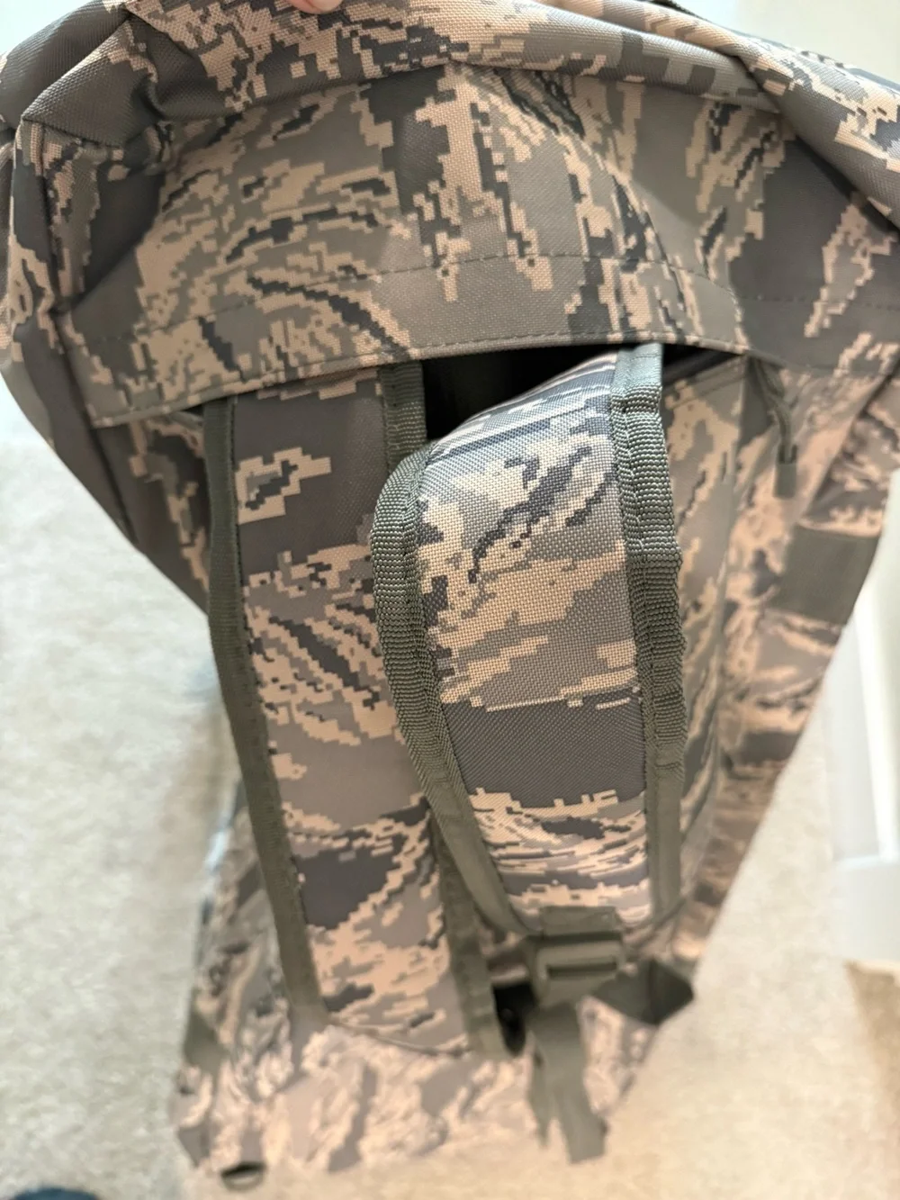 Camo Tactical Duffle Bag - Olive Green